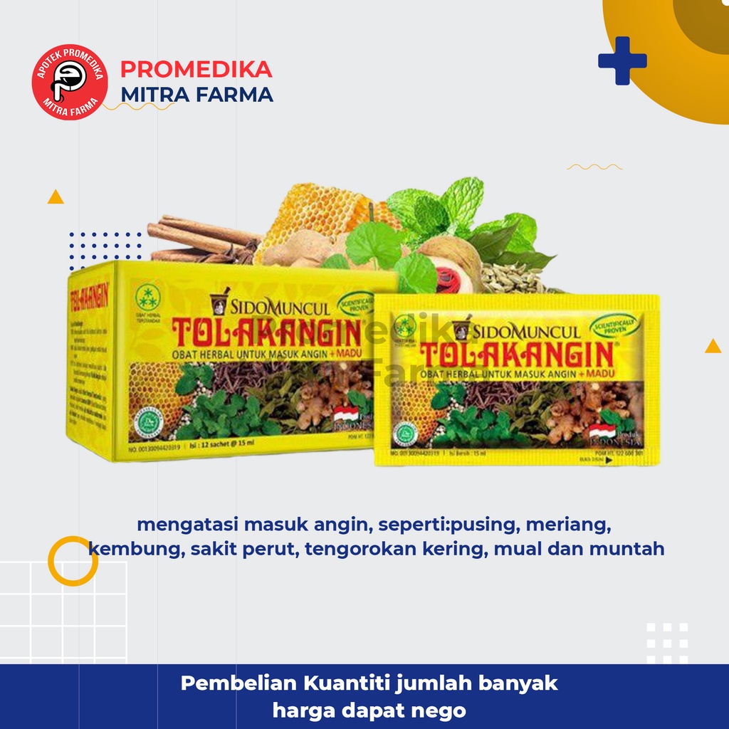 

Tolak Angin Cair Sido Muncul / Sachet / Obat Herbal