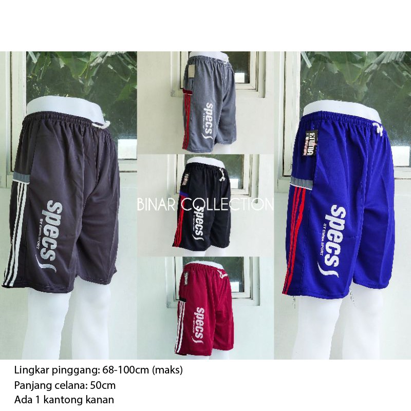 Celana pendek santai jumbo pria allsize fit to XL - XXL jumbo kolor bapak pria murah harian