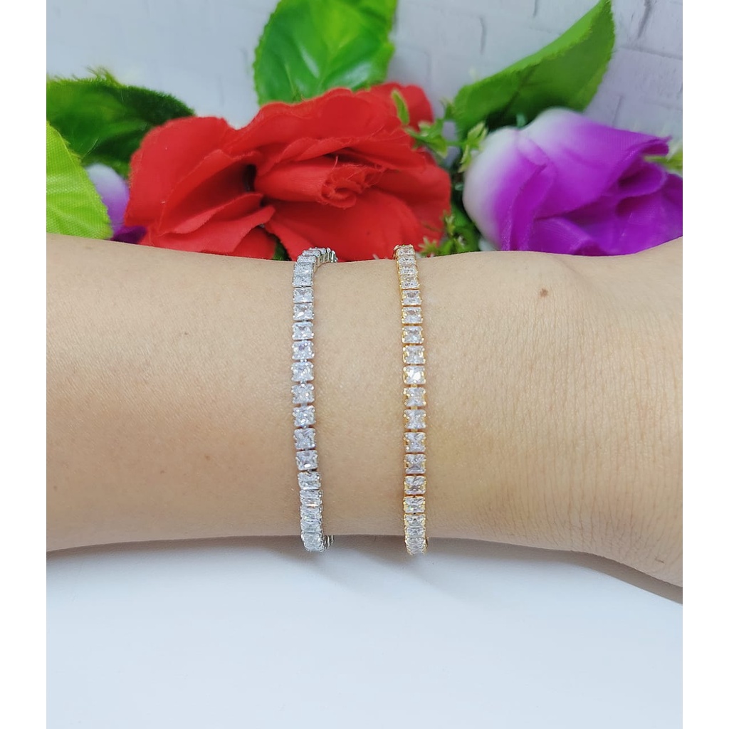 Xuping Gelang Full Mata Terbaru Rantai Kecil.Besar 90 A B