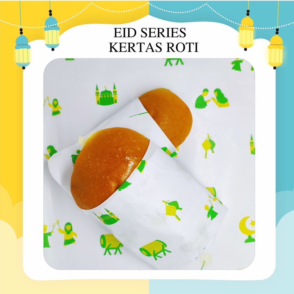 (20pcs) Ramadhan &amp; Eid Series Wrapping paper hampers Kertas Dorslag, Kertas Roti, Kertas packing Hampers jilbab, Al Qur'an, Mukena, gamis dll