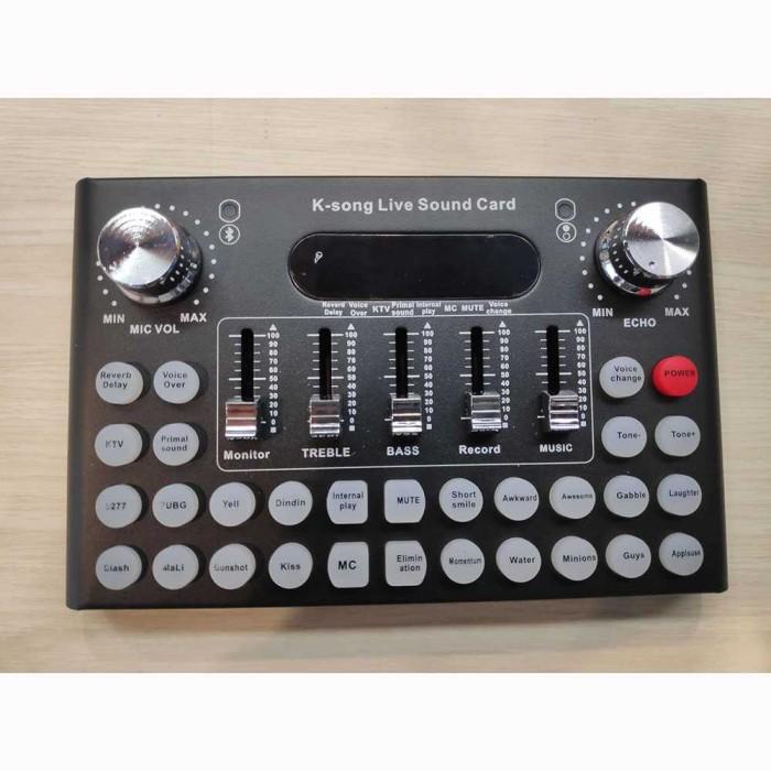 Amplifier Mixer USB Sound Card Live Broadcast Recording - F8