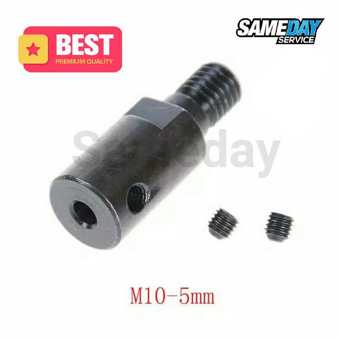 -READY- ADAPTER GERINDA UNTUK DINAMO AS 5MM CONVERTER M10X5MM