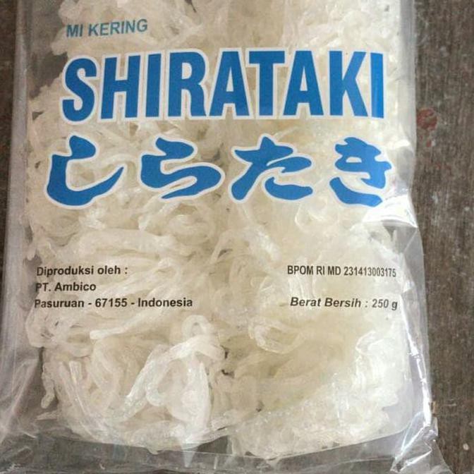 

PROMO Dry Shirataki - Mie Kering Shirataki ( isi 10 pcs) 250 g MN97