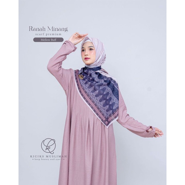 Ayunda Dress dan Scraf Ranah Minang by Kiciks Muslimah
