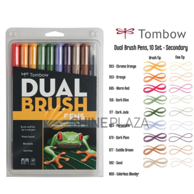 

[[COD]] Tombow Dual Brush Pen Set 10 - Secondary Palette HEMAT Kode 660