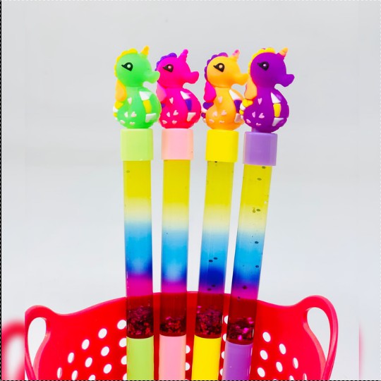 

Pulpen Gel Kuda Laut Sea Horse Fancy Glitter Pen Gel