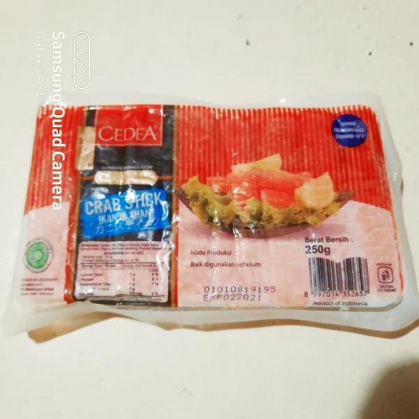 

CIDEA CRAB STICK (250 GRAM)