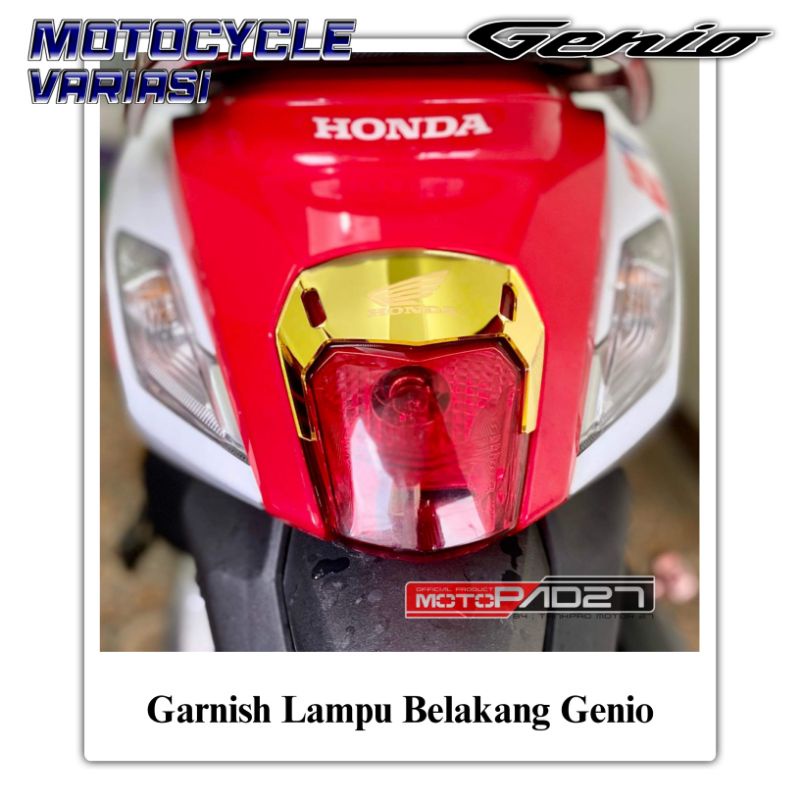 Garnish Lampu Belakang Genio Garnis Cover Lampu Belakang Honda Genio