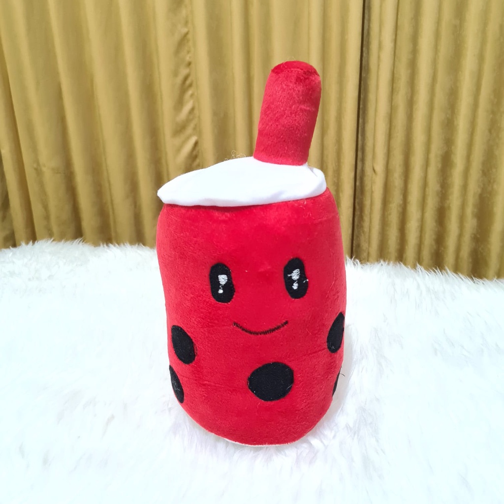 Boneka Boba Viral 35cm Boba Doll Minuman Boba Milk Tea