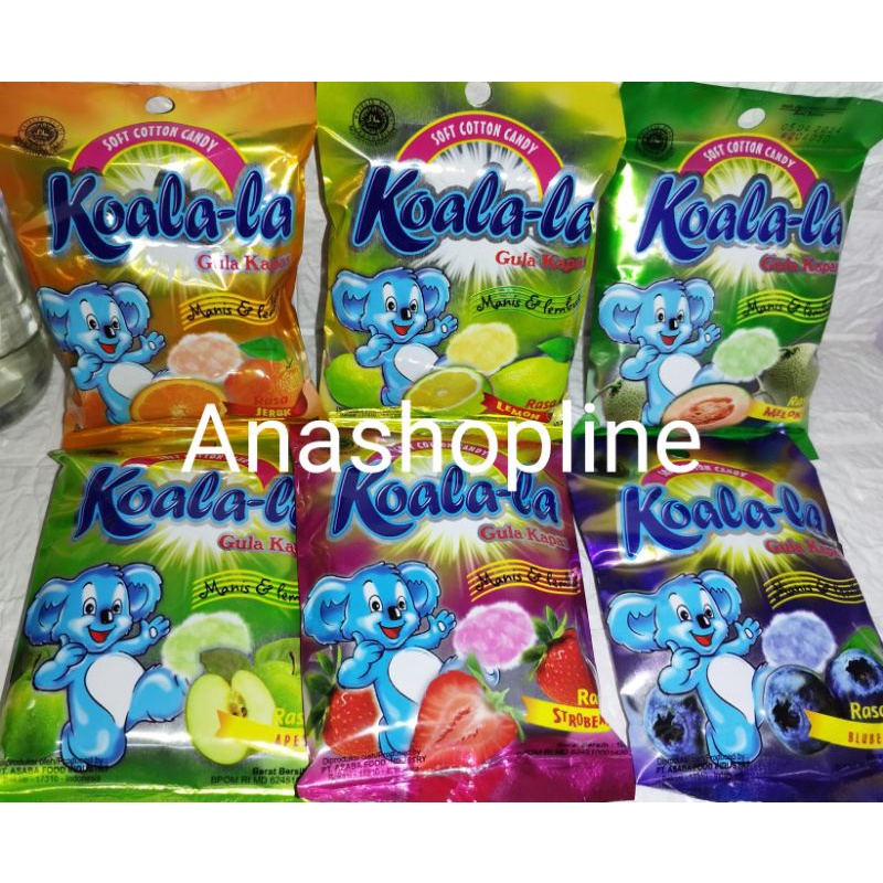 

Gula Kapas Koala 6X10gr / candy / manisan