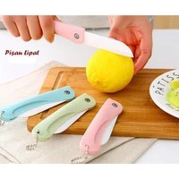 Pisau LIPAT BUAH Kitchen Knife Sayur Dapur Stainless Steel Souvenir Potable Praktis