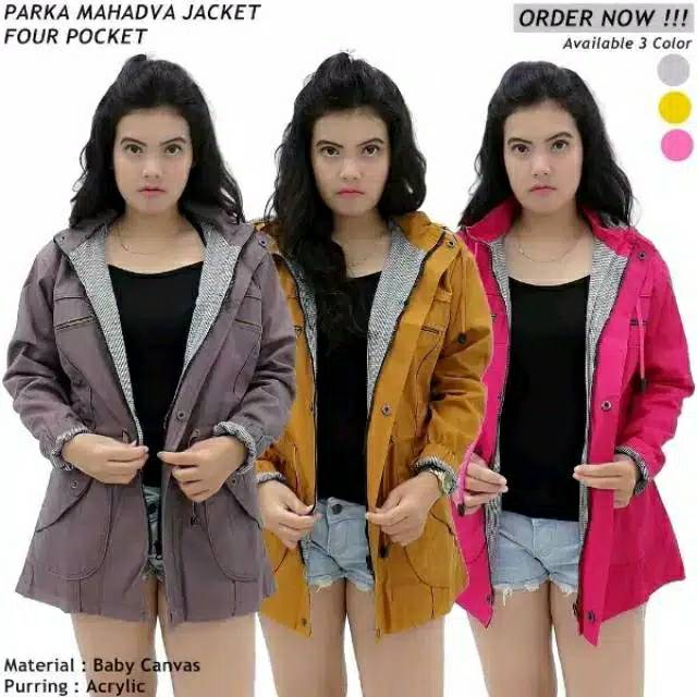 PARKA CEWEK L/XL/ XXL / XXXL / PARKA JUMBO / JAKET PARKA WANITA / JAKET WANITA PARKA HOODIE