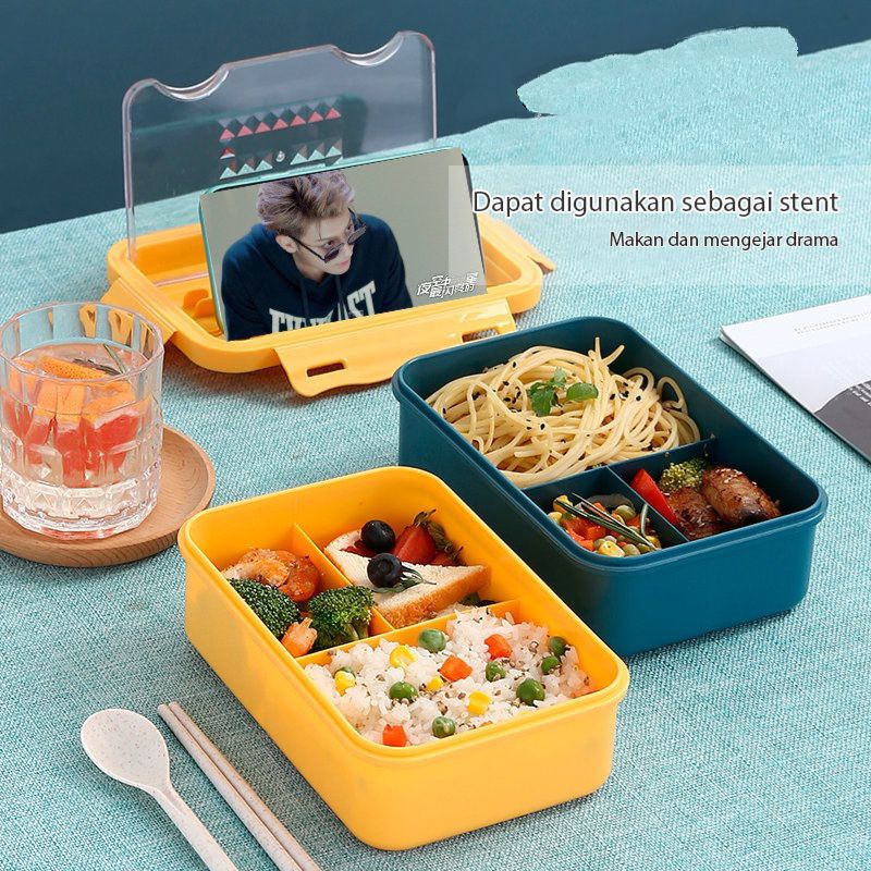 【V-55】Kotak bekal set lunch box kotak makanan set rantang nasi
