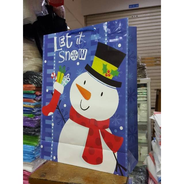 

(TERLARIS) Terlaris Paperbag Christmas Tas kertas Natal uk XL