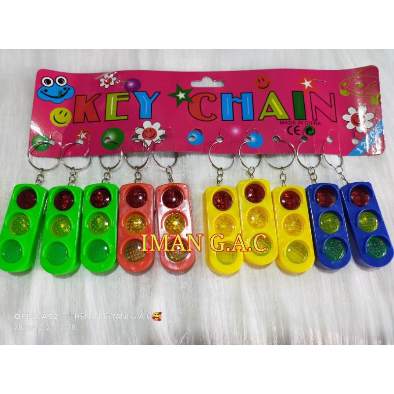 Gantungan kunci LED rambu_rambu lalulintas/souvenir gantungan kunci lampu merah