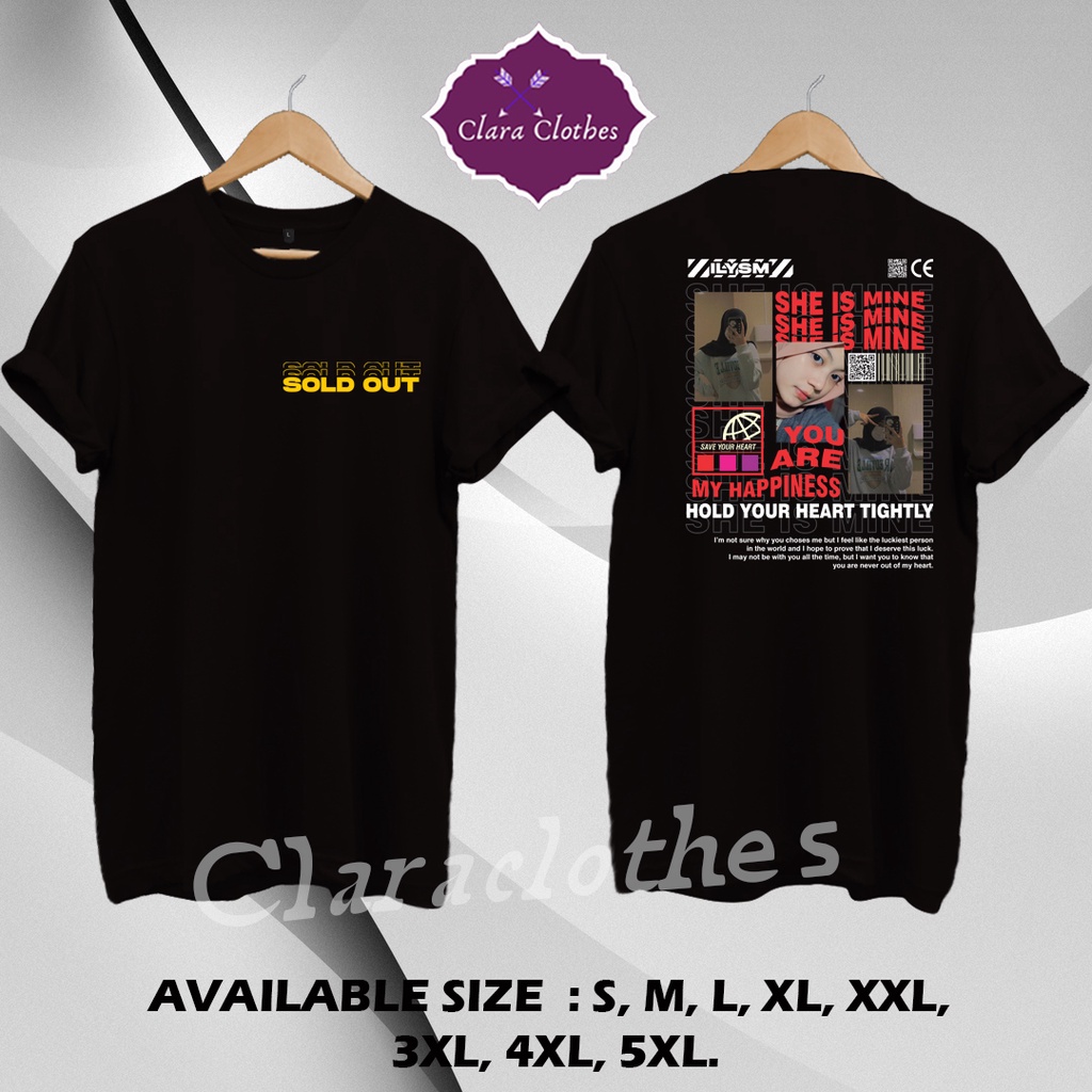 kaos desain sendiri / sablon kaos satuan / reques foto pacar / kaos foto pacar / baju couple