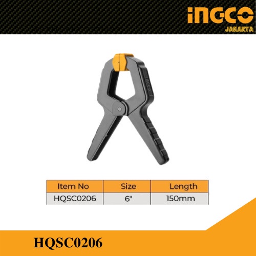 Klip Jepit Kayu 6&quot;/ Catok Klem Quick Clip Spring Clamp INGCO HQSC0206