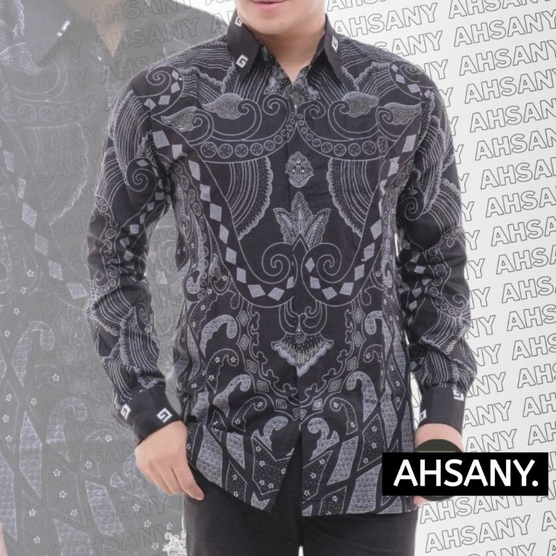 Kemeja Batik Pria Lengan Panjang Bahan Halus Terbaru Tidak Luntur Bisa Cod Seragam Kantor Kerja Halus Guru PNS
