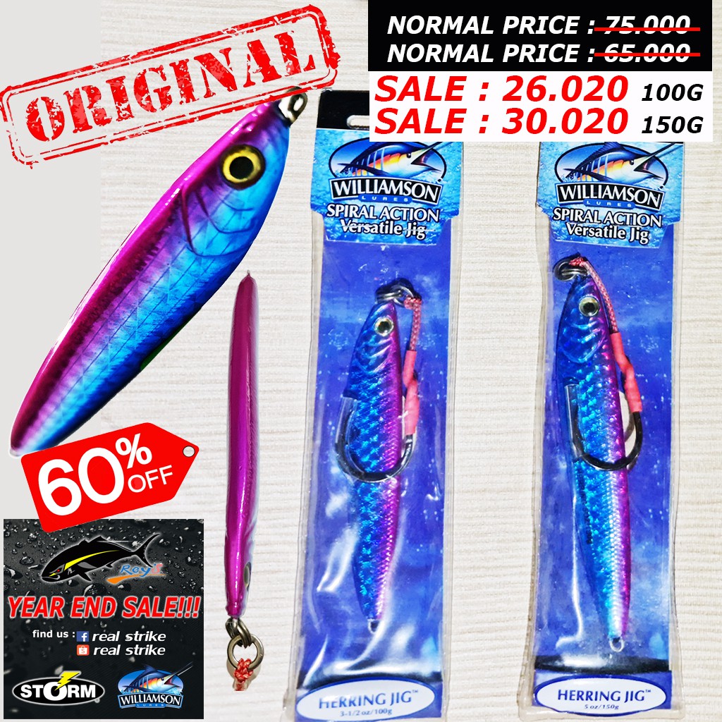 ORIGINAL METAL JIG WILLIAMSON, HERRING JIG