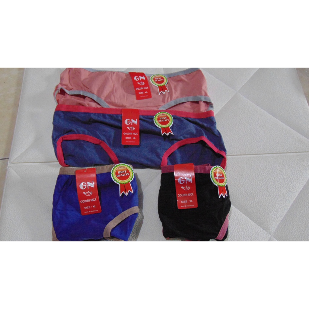 SS - CD Mini Wanita GN List Warna 130 / Celana Dalam Golden Nick List Warna / CD Golden Nick