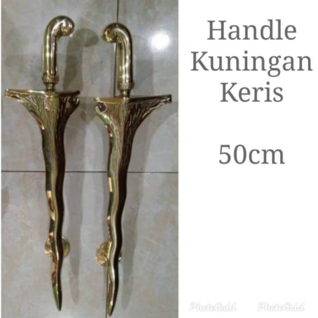 Handle pintu rumah / Gagang pintu rumah motif keris polos 50cm
