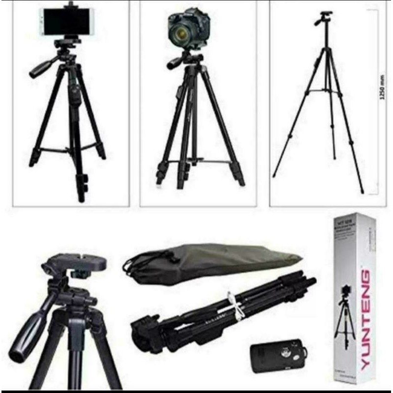 Tripod VCT-5208 Bluetooth Remote Controller For Camera DSLR / Phone