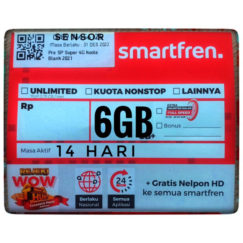 PERDANA SMARTFREN UNLIMITED NONSTOP