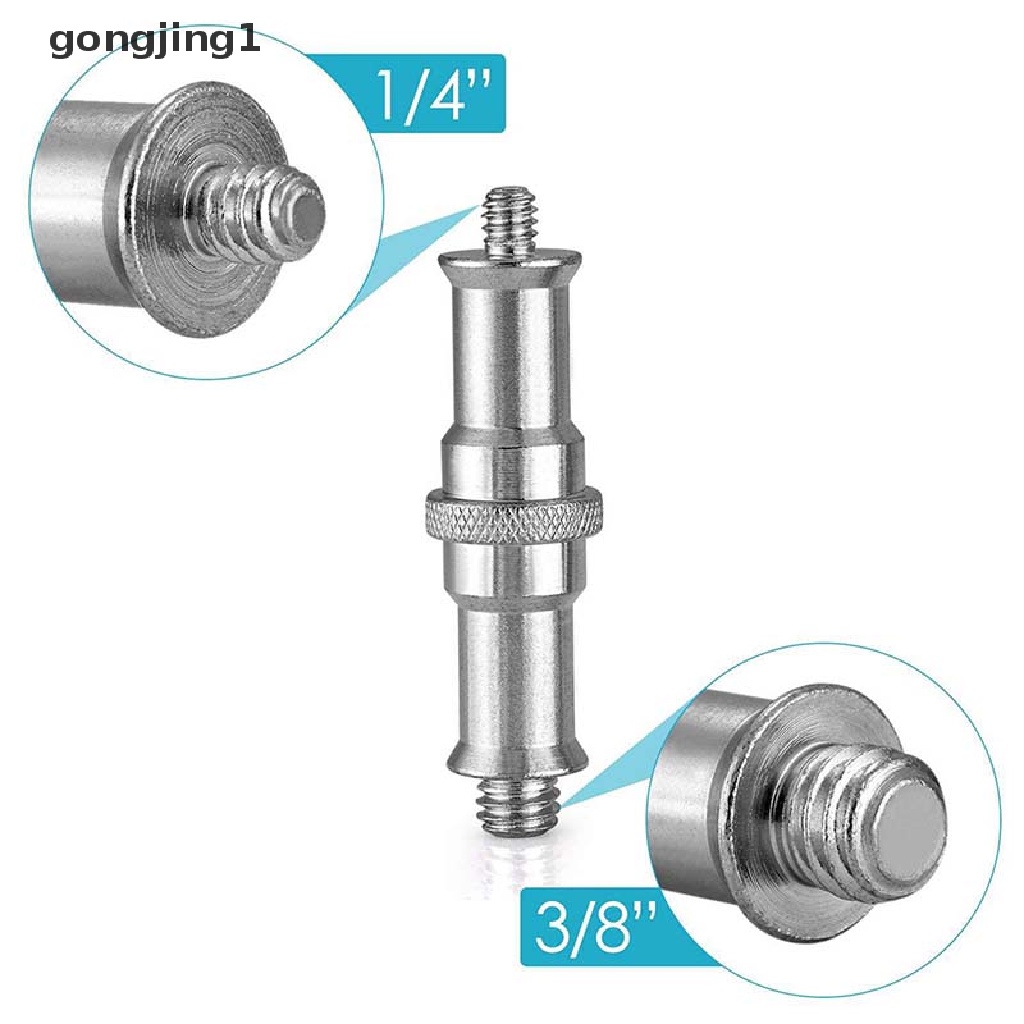 Sekrup Adapter Stud Spigot Female Ke Male 1 / 4 &quot;Ke 3 / 8&quot; Untuk Stand Lampu