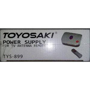Toyosaki TYS 899 Power Supply Remote Control   Adaptor Antena Remot   Booster TV Antenna UHF   ante