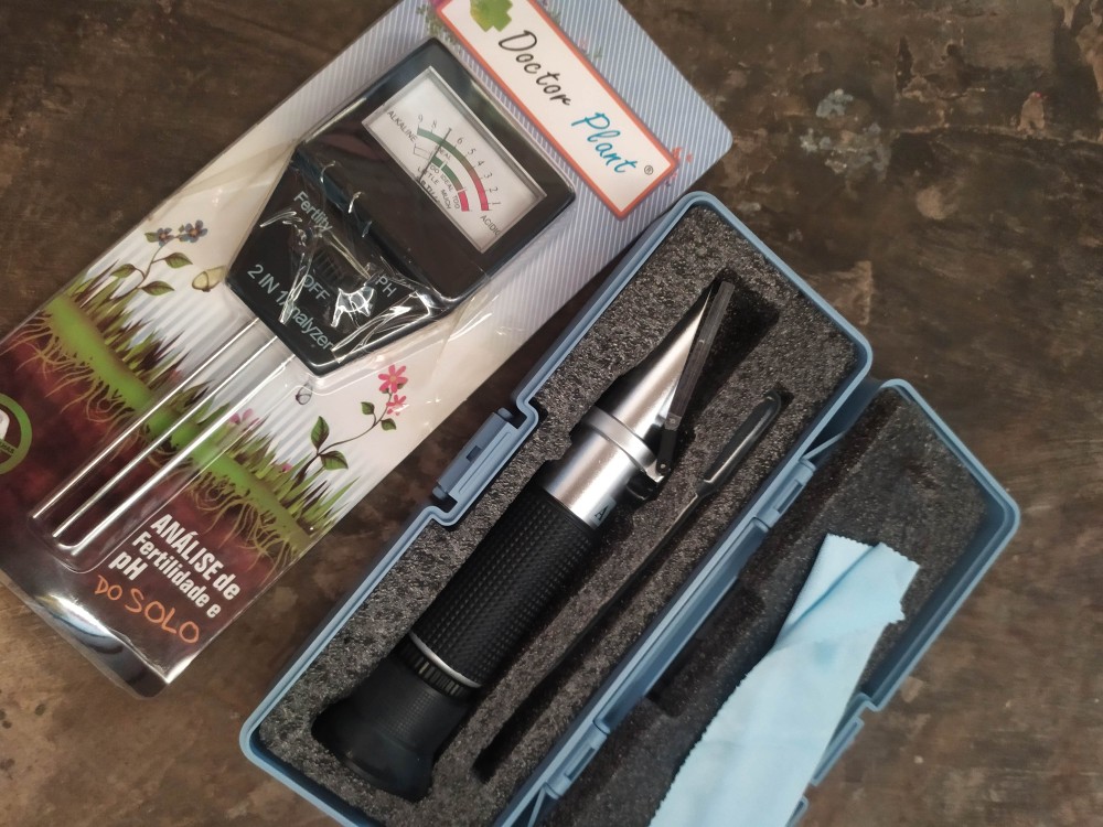 Alat Ukur Kadar Gula  Dalam Buah Makanan Dan Minuman - Refractometer Brix