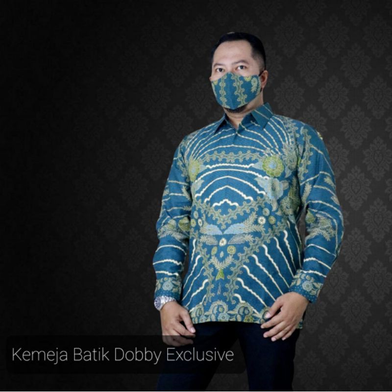 Kemeja batik dobby terbaik dengan tekstur halus dan adem