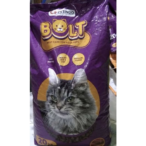 BOLT MAKANAN KUCING 20 Kg Khusus GOSEND