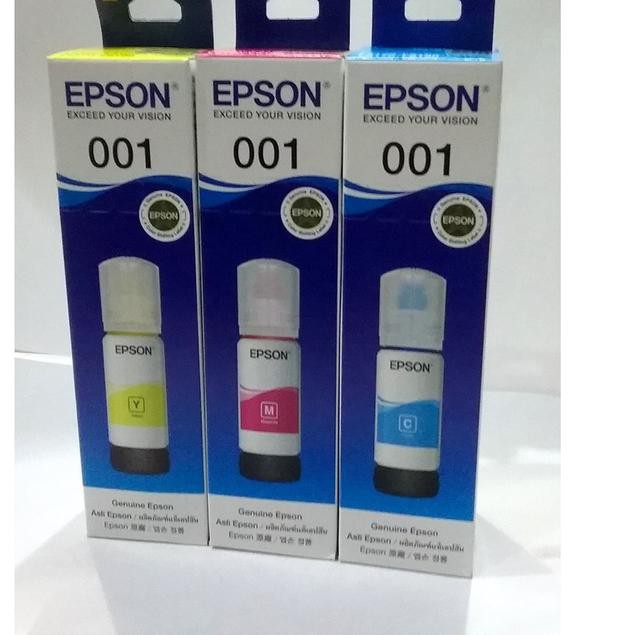 

TINTA EPSON 001 CYAN MAGENTA YELLOW