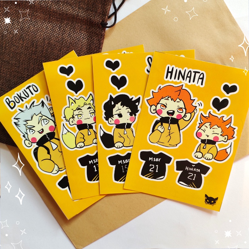 

Haikyuu MSBY - A6 sticker sheet
