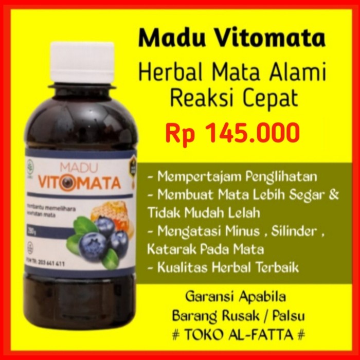 

madu- madu vitomata bukan madu visina madu kesehatan mata minus & katarak -madu.