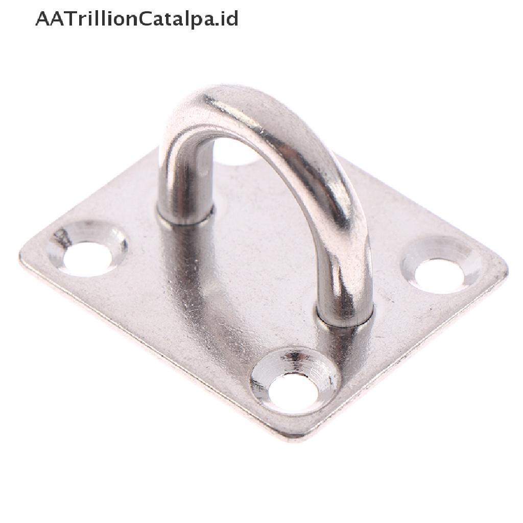 Aatrillioncatalpa 2 Set Kait Hammock Bentuk U Multifungsi Bahan Stainless Steel