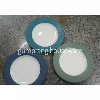  Piring  Rim Salad plate 21cm Keramik  Colorwave Noritake 