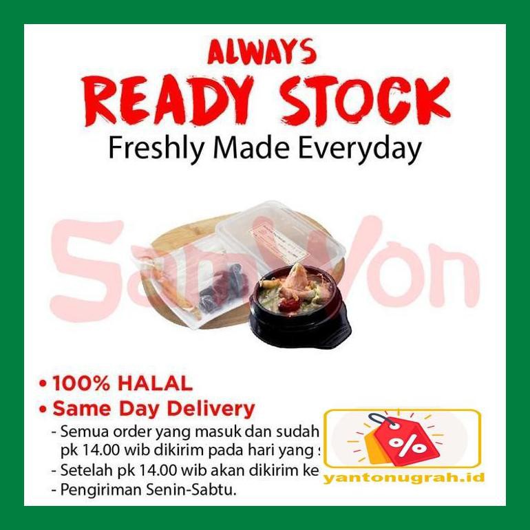 

Ytnksot Bumbu Samgyetang + Ginseng + Kurma Samwon (Untuk 4Porsi) Sotyt07