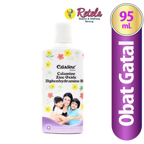 100% Original - Caladine Lotion 95Ml / Bedak Cair / Bedak Antiseptik / Bedak Gatal &amp; Alergi