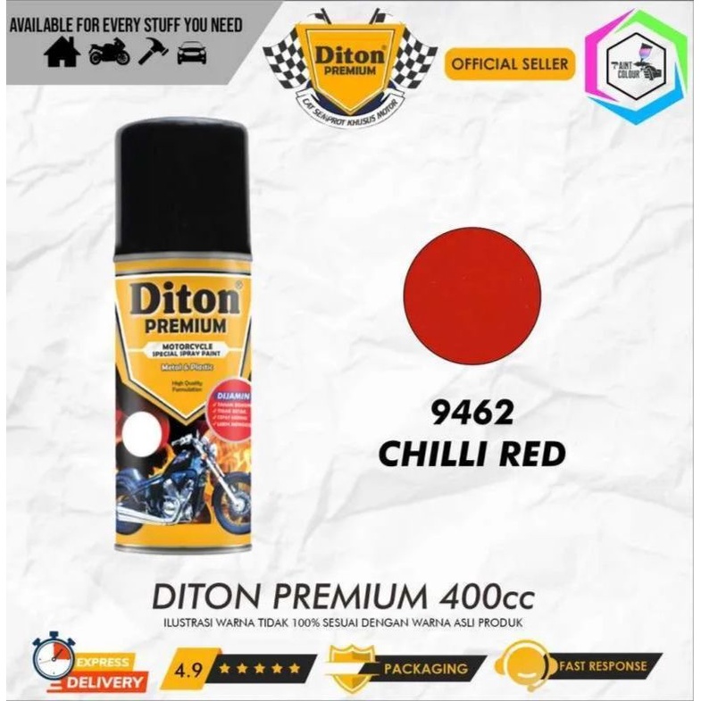 DITON PREMIUM MERAH CABE / CHILI RED 9462 / CAT SEMPROT