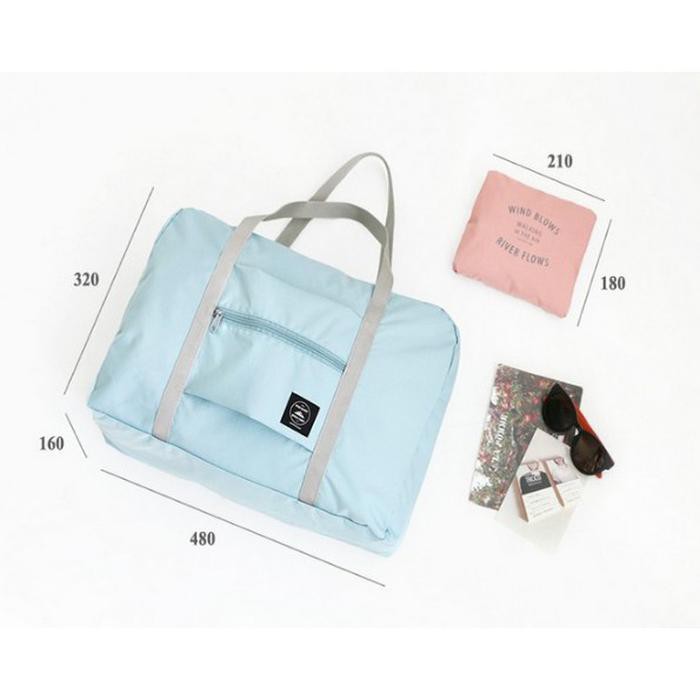 AGG-85 Korea easy travel bag foldable / Tas travel hand carry Murah