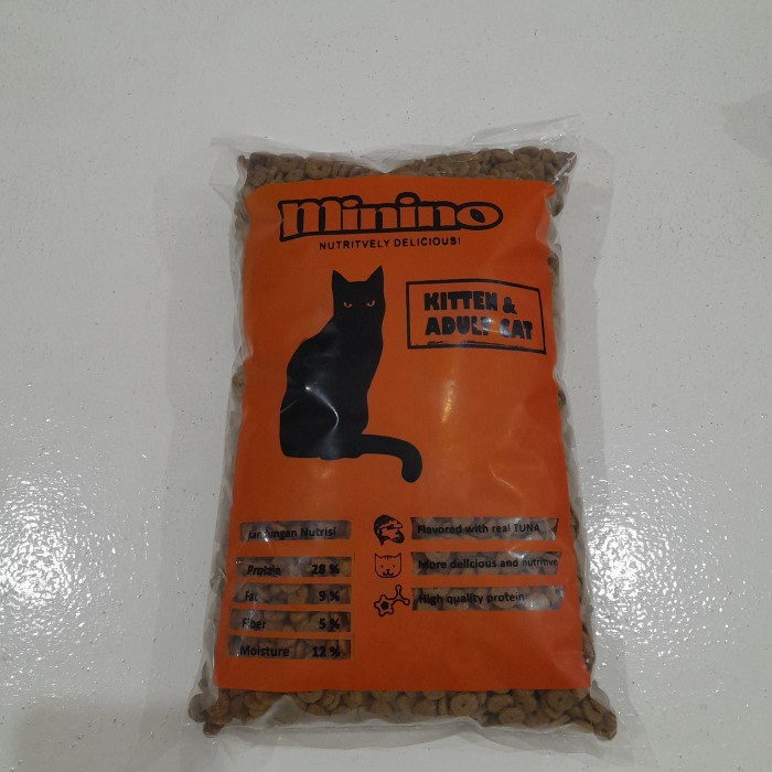 MININO ADULT AND KITTEN CAT REPACK 1KG