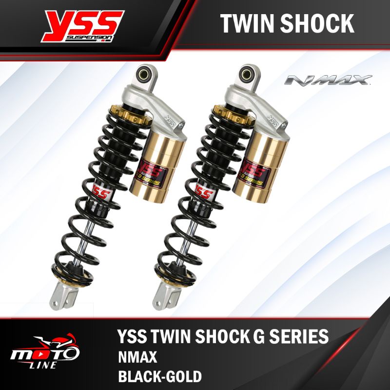 shock yss nmax 2020 G series black/gold