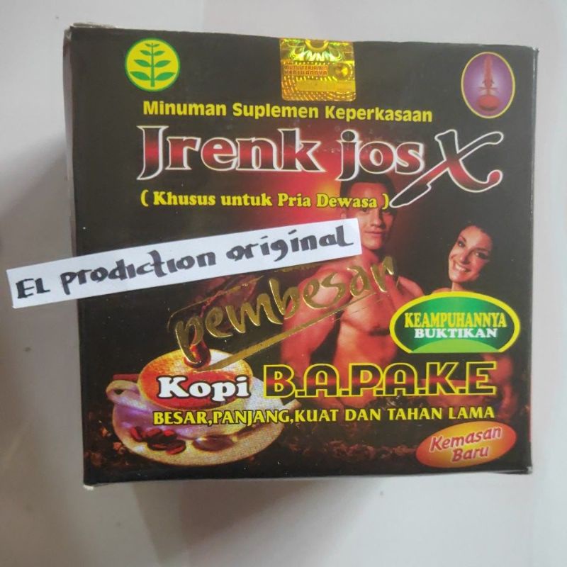 

kopi jrengjoss hitam bapake 100% asli original