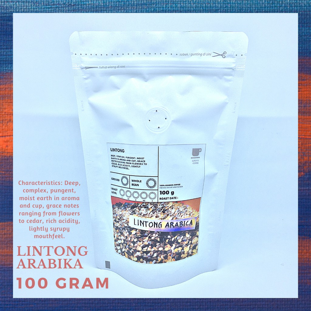 

SUTOYO COFFEE Kopi Arabika Lintong 100 Gram