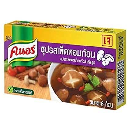 Bumbu Knorr Shiitake Mushroom Bouillon Cube 60 Gram