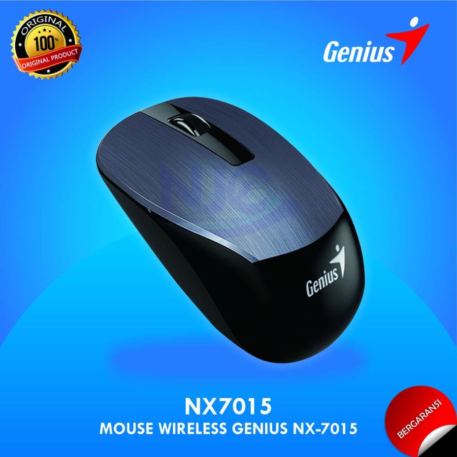 ORIGINAL GENIUS NX-7015/NX7015 Wireless Optical Mouse GARANSI RESMI