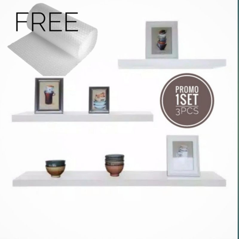 Rak Dinding Minimalis Dekorasi Dinding 1 Set 3 Pcs 50 40 Rak Dinding Minimalis Dekorasi Dinding 1 Set 3 Pcs 50 40