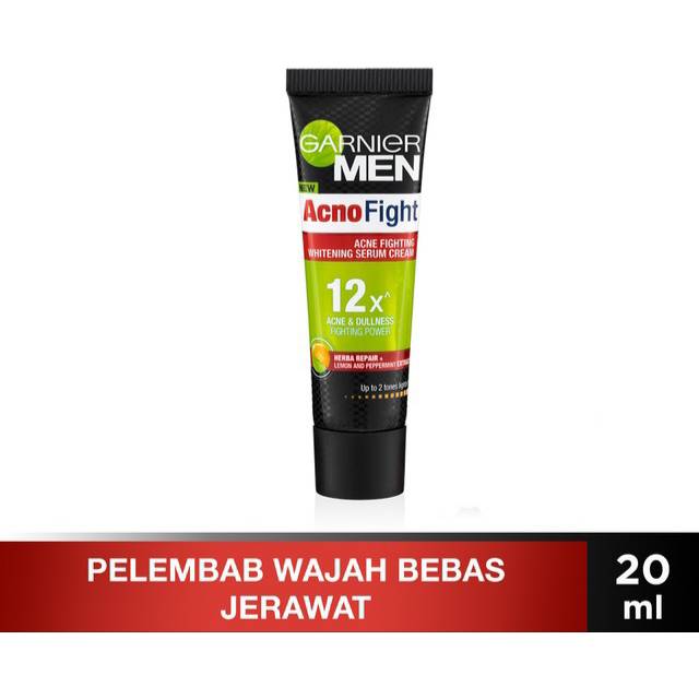 garnier men acno fight acne fighting whitening serum cream