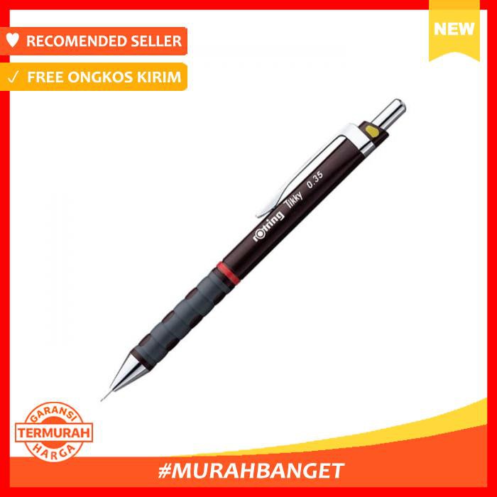

Rotring Tikky Mechanical Pencil 0.35 Mm Burgundy - Alat Tulis - Pensil